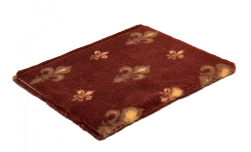 Vet Bedding FLEUR de Lys bordeaux